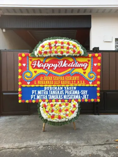 Papan Bunga Pernikahan pangkal pinang